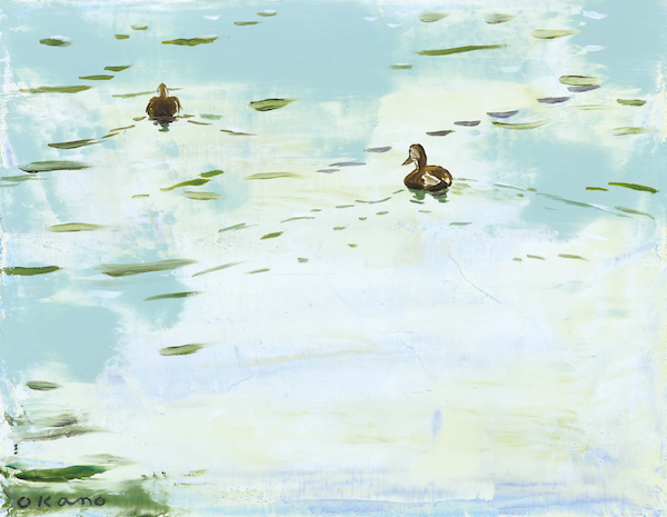 池の小鳥